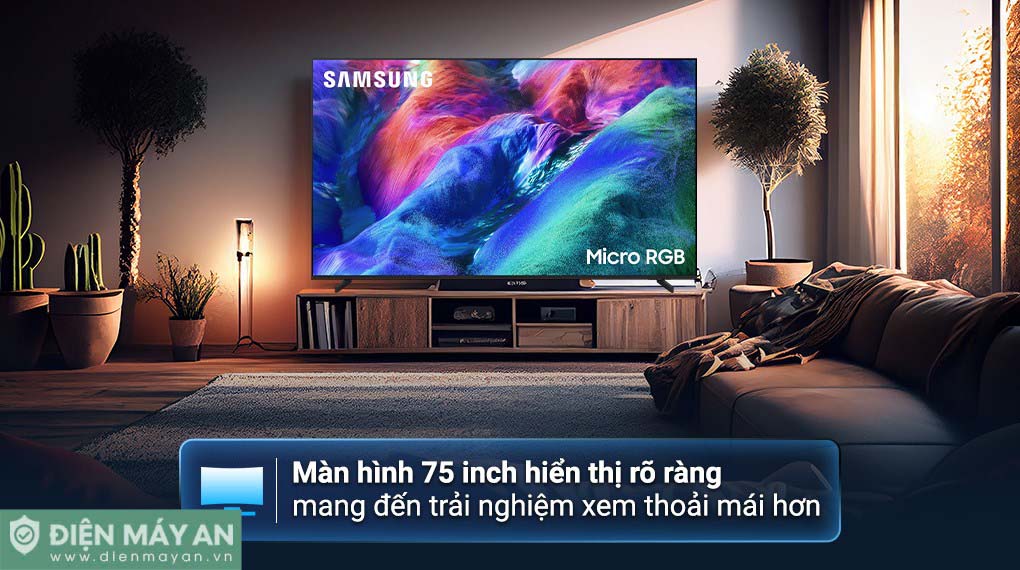 Smart tivi Micro RGB Samsung AI 4K 75 inch MRA75R85HA (75R85H)